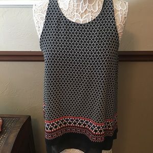 Like New Navy and White Top (#65)